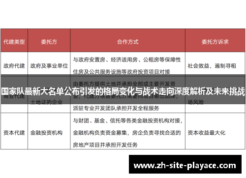 国家队最新大名单公布引发的格局变化与战术走向深度解析及未来挑战